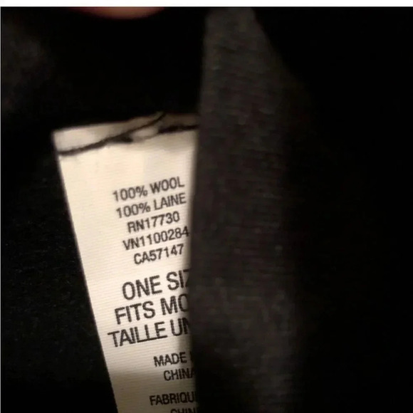 AVINTAGE BLACK WOOL HAT WITH GOLD OUTLINED BOW, FUNNY GIRL VIBES ONE SIZE - Picture 9 of 9